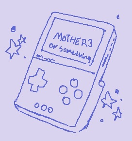 Hastily drawn MS paint doodle of an Analogue Pocket